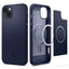 Spigen Mag Armor – dėklas iPhone 14 Plus (tamsiai mėlynas)