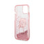 Karl Lagerfeld Liquid Glitter NFT Karl's Head – dėklas iPhone 14 Plus (rožinis)