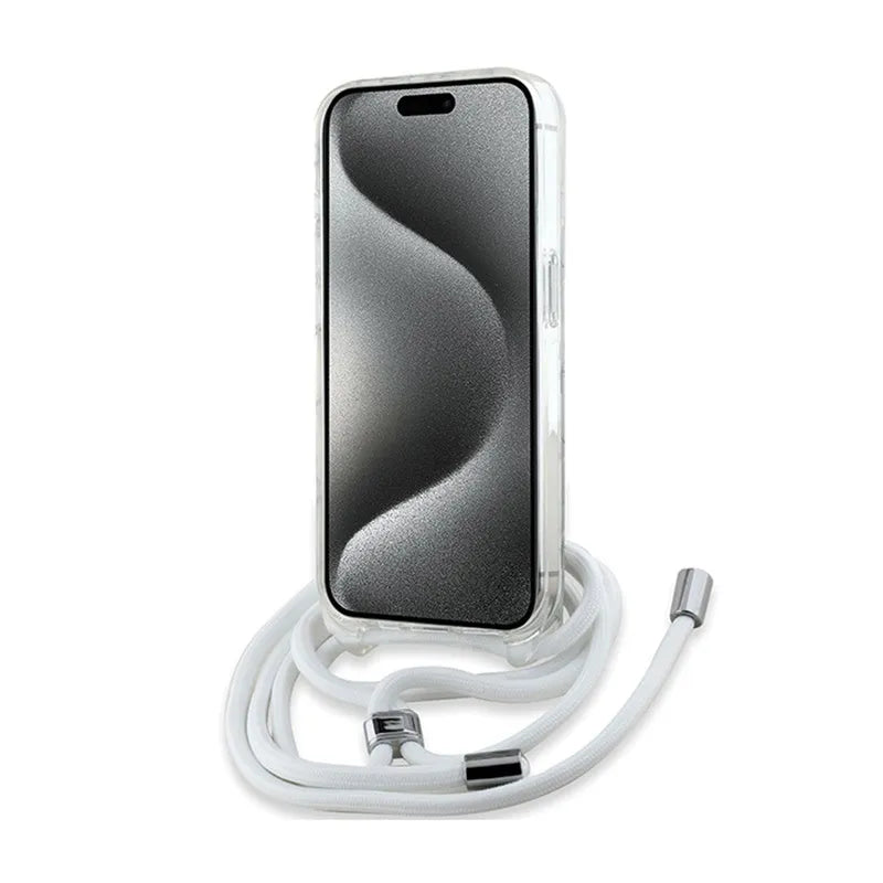 Karl Lagerfeld Crossbody IML Karl Head MagSafe – Dėklas iPhone 15 Pro Max (Skaidrus)