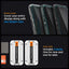 Spigen GLAS.TR EZ FIT Privacy 2-Pack – grūdintas stiklas su privatumo filtru, skirtas iPhone 15 / 16, 2 vnt.