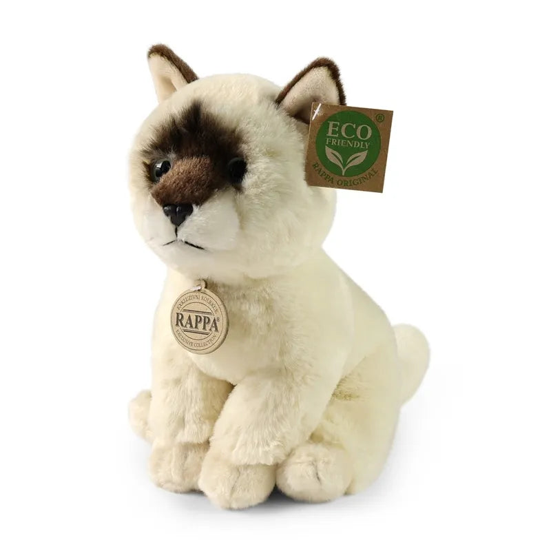 Rappa - Pliušinis realistiškas žaislas Ragdoll katė sėdinti 23 cm Eco-Friendly Soft Collection