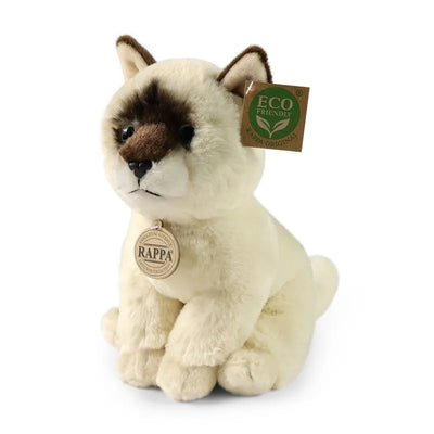 Rappa - Pliušinis realistiškas žaislas Ragdoll katė sėdinti 23 cm Eco-Friendly Soft Collection