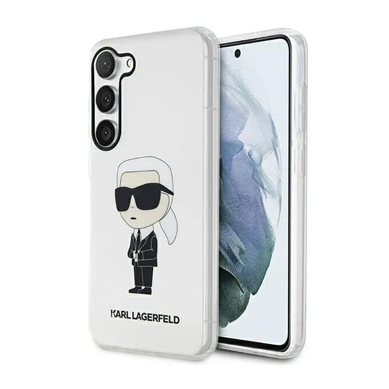 Karl Lagerfeld IML NFT Ikonik – dėklas Samsung Galaxy S23+ (skaidrus)