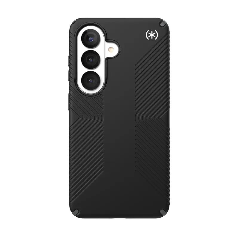 Speck Presidio2 Grip Magnet – dėklas Samsung Galaxy S26 su MagSafe (juodas / pilkas / baltas)