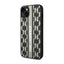 Karl Lagerfeld Monogram Stripe – dėklas iPhone 14 Plus (pilkas)