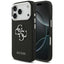 Guess Grained Big 4G Classic Logo – dėklas iPhone 17 Pro (juodas)