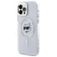Karl Lagerfeld IML Metal Choupette Head MagSafe – Dėklas iPhone 12 / iPhone 12 Pro (Baltas)