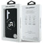 Karl Lagerfeld Silicone Double Heads And Circle MagSafe – dėklas Samsung Galaxy S25 (juodas)