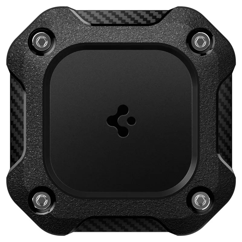 Spigen Tough Armor 4 pakuotė – dėklas Apple AirTag 1 / 2 (juodas) (4 vnt.)