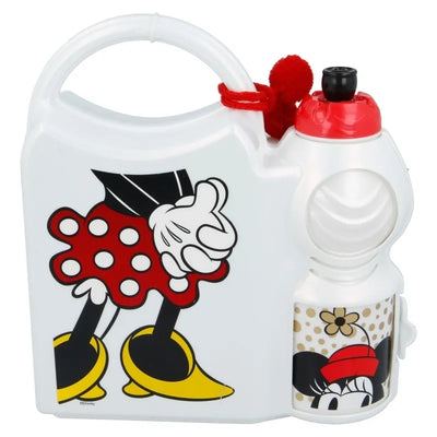 Minnie Mouse – Priešpiečių dėžutės ir 400 ml gertuvės rinkinys