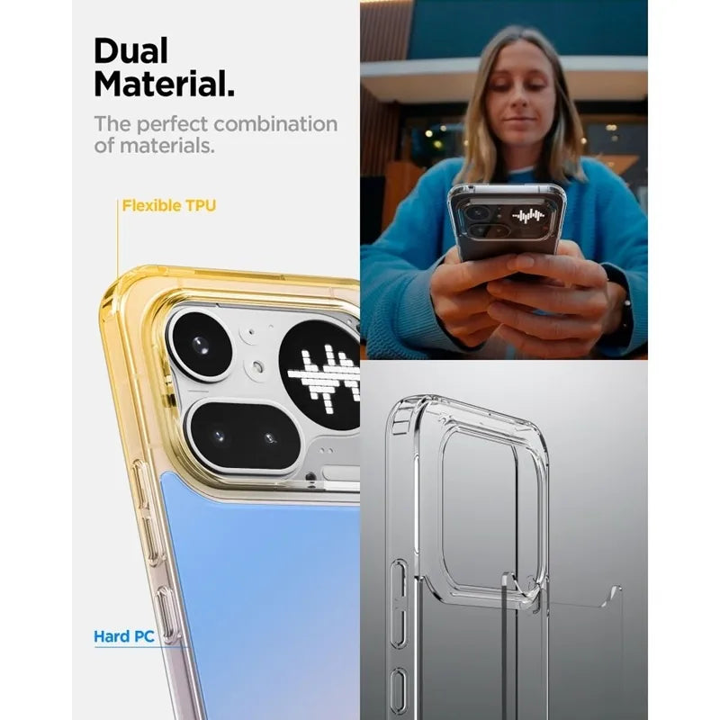 Spigen Ultra Hybrid – dėklas Nothing Phone 4a Pro (skaidrus)