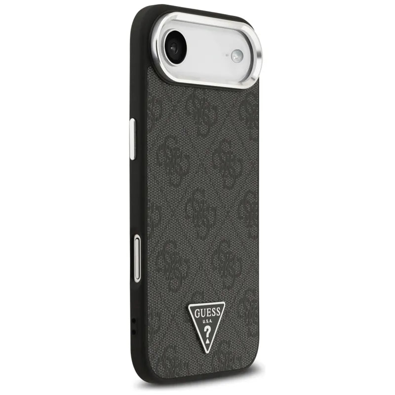 Guess 4G Triangle Logo MagSafe – dėklas iPhone Air (juodas)