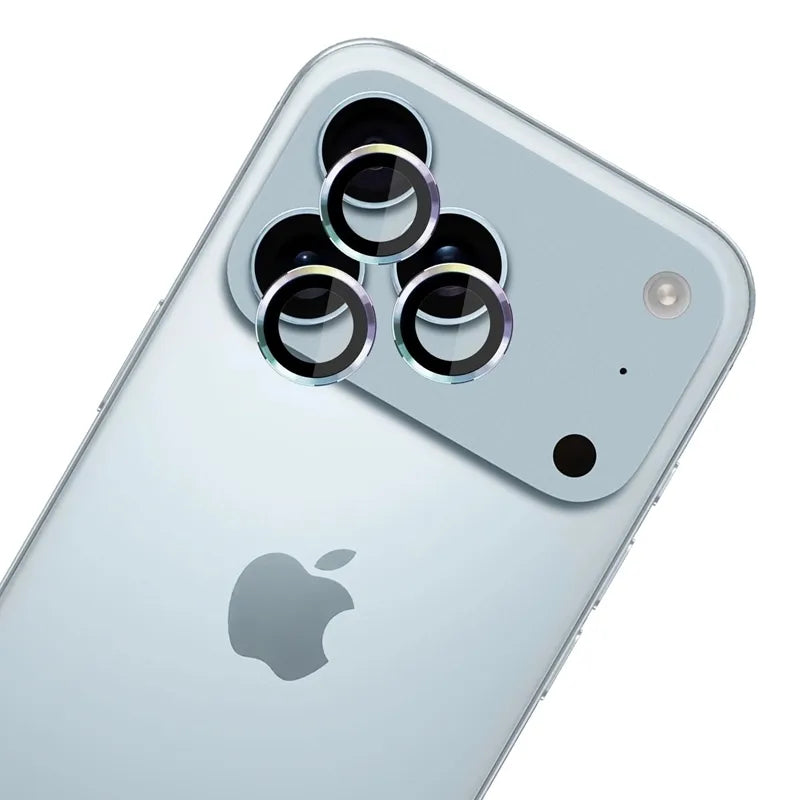3mk Lens Protection Pro – kameros objektyvo stiklas, skirtas iPhone 17 Pro / iPhone 17 Pro Max (vaivorykštinis)