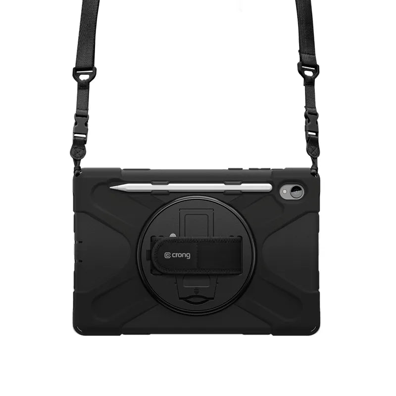 Crong Defender Plus – tvirtas apsauginis dėklas Samsung Galaxy Tab S11 11” (juodas)