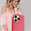 Crong Color Cover Magnetic – dėklas iPhone 15 Pro Max su MagSafe (rožinis)