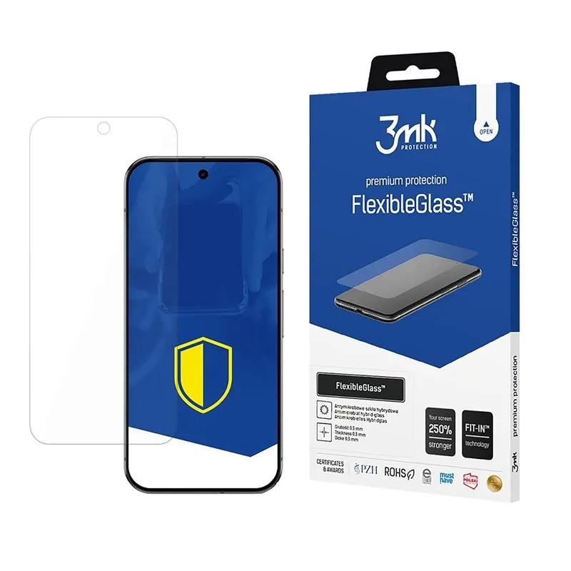 3mk FlexibleGlass – hibridinis stiklas, skirtas Google Pixel 9 Pro XL