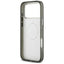 Karl Lagerfeld IML Glitter Karl & Choupette Heads Logo MagSafe – dėklas iPhone 17 Pro Max (juodas)