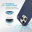 Speck Presidio2 Grip ClickLock & MagSafe – dėklas iPhone 16 Pro (Coastal Blue / Dust Gray / White)