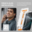 Crong EasyShield 2-Pack – grūdintas stiklas iPhone 15 Pro Max (2 vnt.)