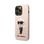 Karl Lagerfeld Silicone NFT Ikonik – dėklas iPhone 14 Pro (rožinis)
