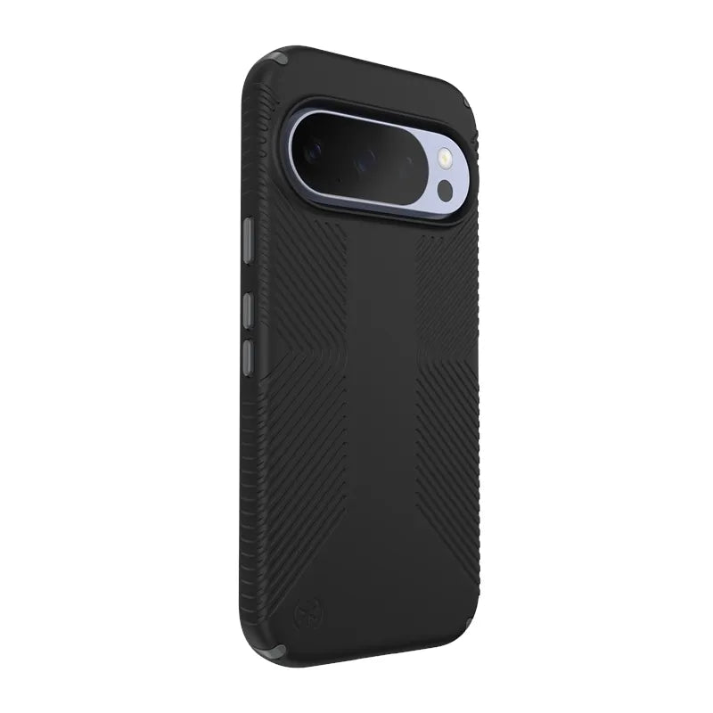 Speck Presidio2 Grip Magnet – Google Pixel 10 / Google Pixel 10 Pro dėklas (juodas / skalūno pilka)