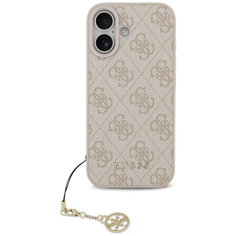 Guess 4G Charms Collection MagSafe – iPhone 17 dėklas (rožinis)