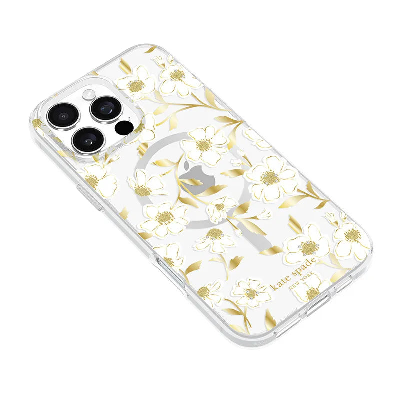 Kate Spade New York Protective Gems MagSafe – dėklas iPhone 16 Pro Max (Sunshine Floral)