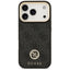 Guess 4G Strass Logo MagSafe - Dėklas iPhone 17 Pro (juodas)