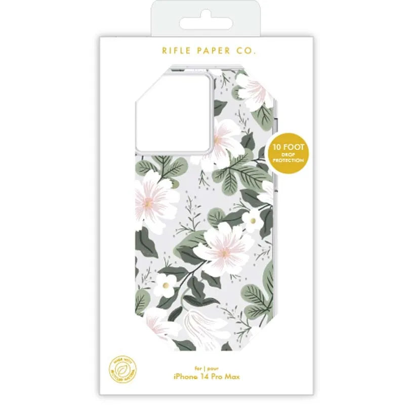 Rifle Paper Clear – dėklas, skirtas iPhone 14 Pro Max (Willow)