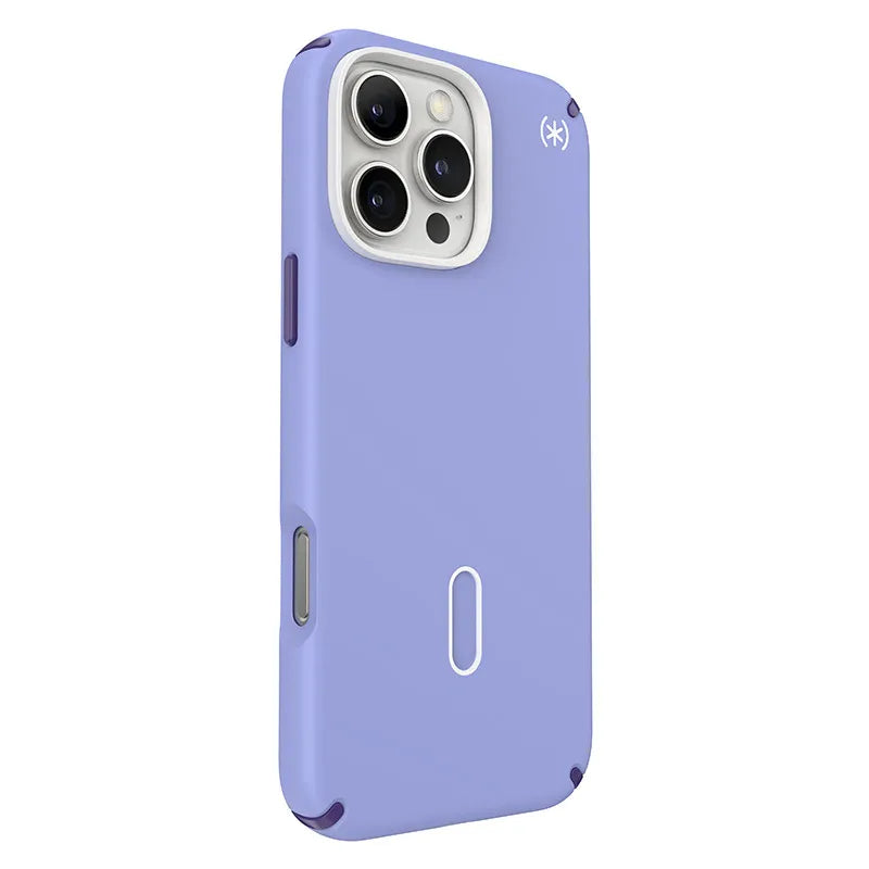 Speck Presidio2 Pro ClickLock & MagSafe – iPhone 16 Pro Max dėklas (Future Lavender / Cassis Purple / White)