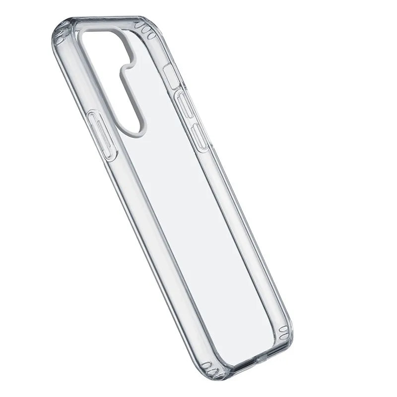 Cellularline Clear Strong – Samsung Galaxy S23+ dėklas su antibakterine apsauga (skaidrus)