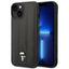 Karl Lagerfeld Quilted Puffy Ikonik Pin dėklas, skirtas iPhone 14 Plus (juodas)