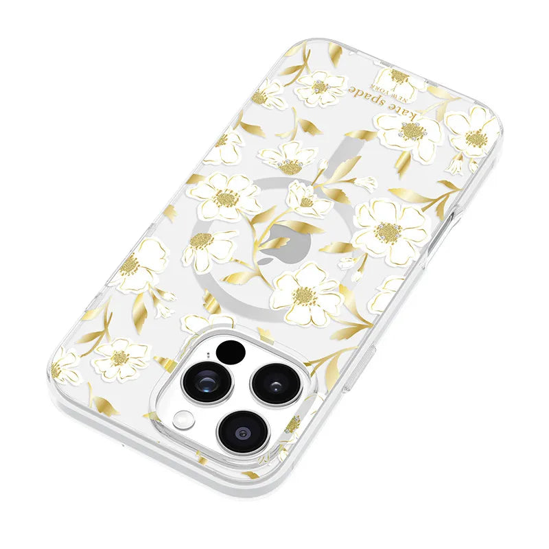 Kate Spade New York Protective Gems MagSafe – dėklas iPhone 16 Pro Max (Sunshine Floral)