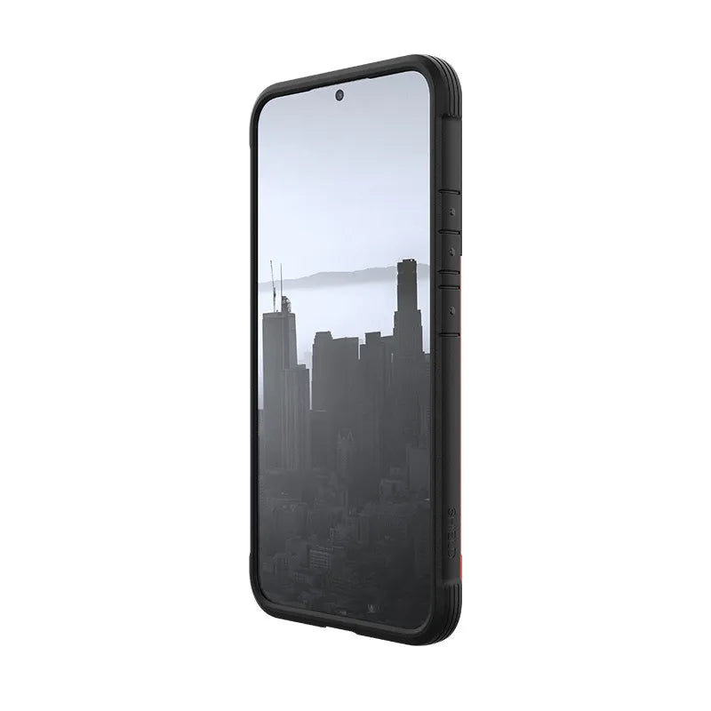X-Doria Raptic Shield Pro – dėklas Samsung Galaxy S22+ 5G (antibakterinė apsauga) (raudonas)