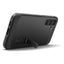 Spigen Tough Armor MagSafe dėklas, skirtas Samsung Galaxy S25 FE (juodas)