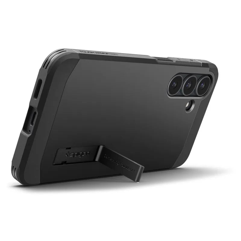 Spigen Tough Armor MagSafe dėklas, skirtas Samsung Galaxy S25 FE (juodas)