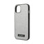 Karl Lagerfeld Glitter Plaque Logo – dėklas iPhone 14 Plus (sidabrinis)