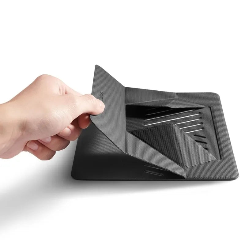 Spigen LD201-S6 Slimfold – nešiojamojo kompiuterio / planšetės stovas (pilkos spalvos)