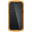 Spigen Alm Glass FC 2-Pack – Grūdintas stiklas, skirtas iPhone 15, 2 vnt. (juodas rėmelis)