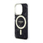 Guess Marble MagSafe – dėklas iPhone 14 Pro Max (juodas)