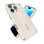Speck Presidio2 Grip ClickLock & MagSafe – dėklas iPhone 16 Pro (smėlio spalva / auksinė / lazdyno riešuto ruda)