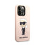 Karl Lagerfeld Silicone NFT Ikonik – dėklas iPhone 14 Pro (rožinis)