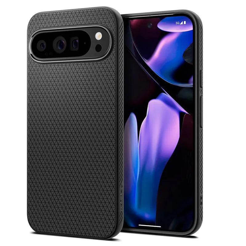 Spigen Liquid Air – dėklas Google Pixel 9 Pro XL (matinė juoda)