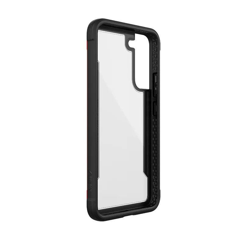 X-Doria Raptic Shield Pro – dėklas Samsung Galaxy S22+ 5G (antibakterinė apsauga) (raudonas)