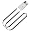 Spigen DA30L Lanyard Strap Crossbody – Universalus telefono dirželis (juodas)