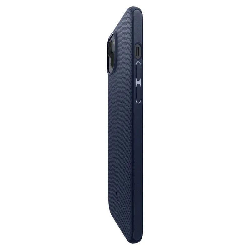Spigen Mag Armor – dėklas iPhone 14 Plus (tamsiai mėlynas)