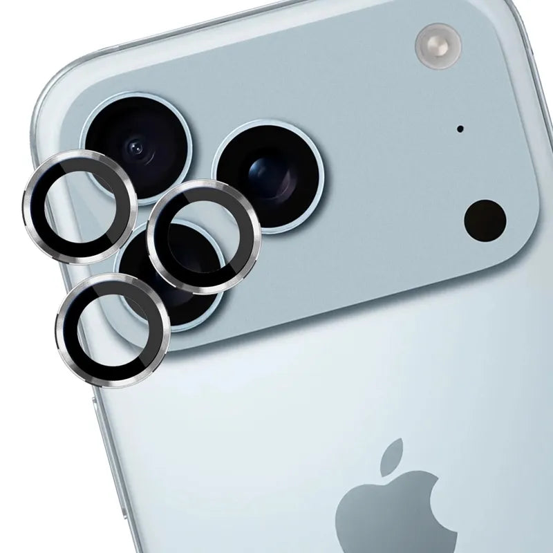 3mk Lens Protection Pro - Kameros objektyvo stiklas, skirtas iPhone 17 Pro / iPhone 17 Pro Max (sidabrinis)