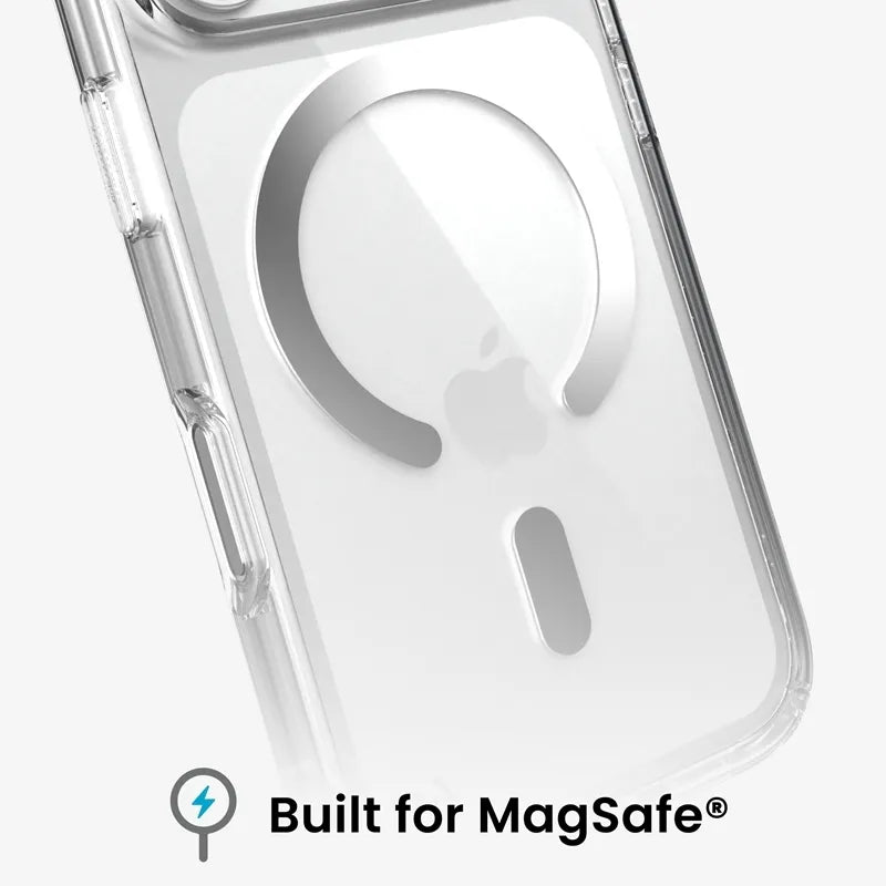 Speck Presidio Perfect Clear MagSafe – dėklas, skirtas iPhone 18 Pro / 17 Pro (skaidrus)