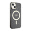Guess Glitter Gold MagSafe - Dėklas iPhone 14 (Juodas)