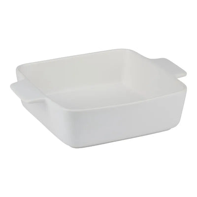 Alpina - Keraminis kvadratinis kepimo indas 26.5x20.5x6.7 cm (baltas)